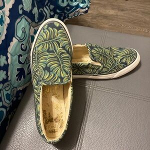 Keds/Rifle Paper Co. Women's Tropical Leaf Slip-On Sneakers